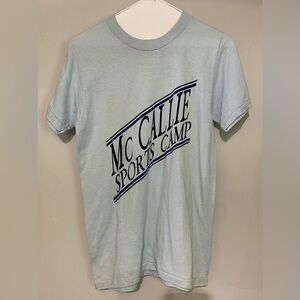 Vintage Single Stitch Shirt, McCallie Sports Camp, Boys M